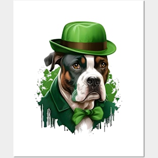 Cool Dad Dog Of St. Patrick's Day Posters and Art